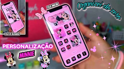 Personalizando O Meu Iphone Personaliza O Da Minnie T