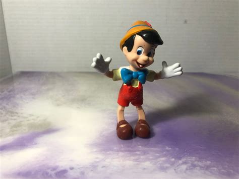 Vintage Disney Pinocchio Disney Bendable Figure Pvc Cake Etsy