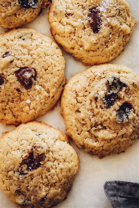 Galletas de chispas de chocolate veganas clásicas 1 tazón los