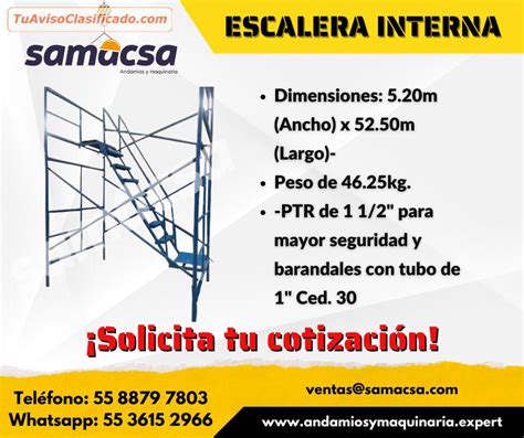 Escalera de acero para andamio Ferretería Herramientas y Equipo