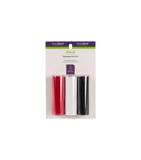 Cricut StrongBond 3 pk Everyday Iron on Mini Samplers Elegance | JOANN