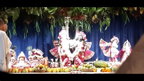 Nirjala Ekadashi Pawan Mahotsav Decoration Iskcon Temple In Punjabi