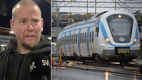 60 Sekunder Kaoset I Pendeltågstrafiken I Stockholms Län Svt Nyheter