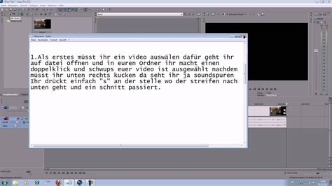 Sony Vegas Pro 11 Schneiden YouTube