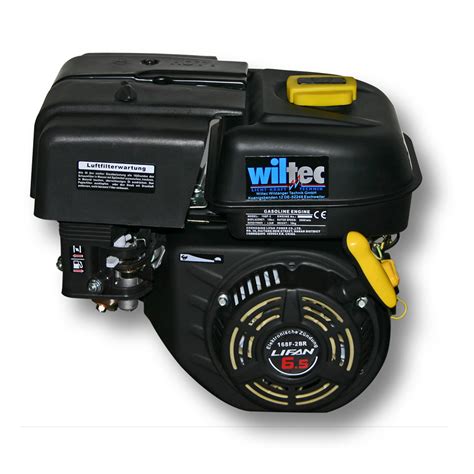 LIFAN 168 Petrol Gasoline Engine 4.5kW (6.5Hp) wet clutch reduction ...