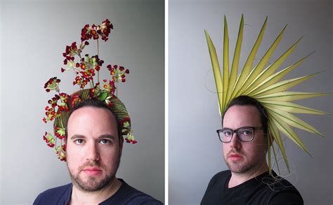 Sculptural Headdresses By Joshua Werber Transform Blossoms Into