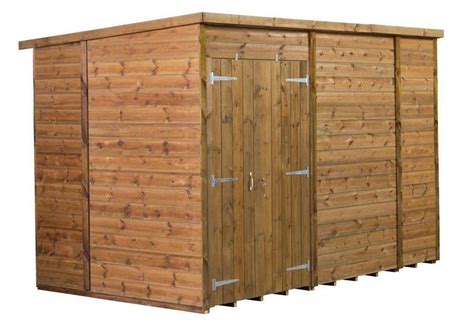 Empire Pent Shed Shiplap Tongue And Groove 10x6 Double Door