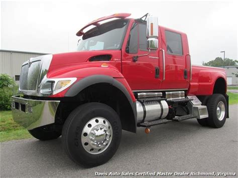 2006 International 7300 Cxt Navistar 4x4 Crew Cab Long Bed Dually