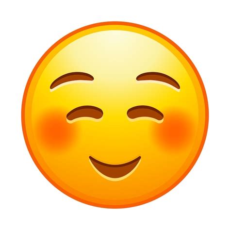 Premium Vector Top Quality Emoticon Cute Smiling Emoji Happy Face