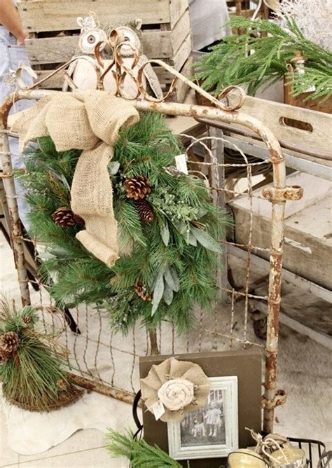 Comfy Rustic Outdoor Christmas D Cor Ideas Digsdigs