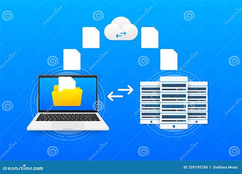 Centro De Procesamiento De Datos Conectar El Conjunto De Servidores Al