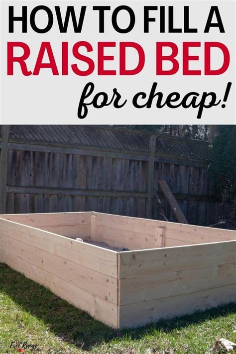 How To Fill A Raised Garden Bed For Cheap Artofit