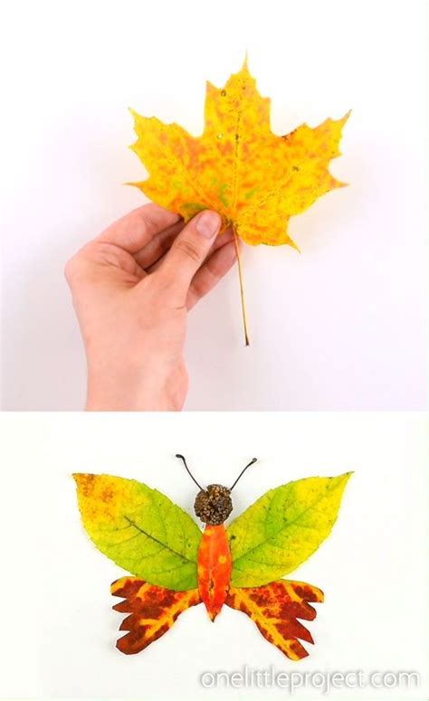 diy butterfly leaf projects  kids artofit