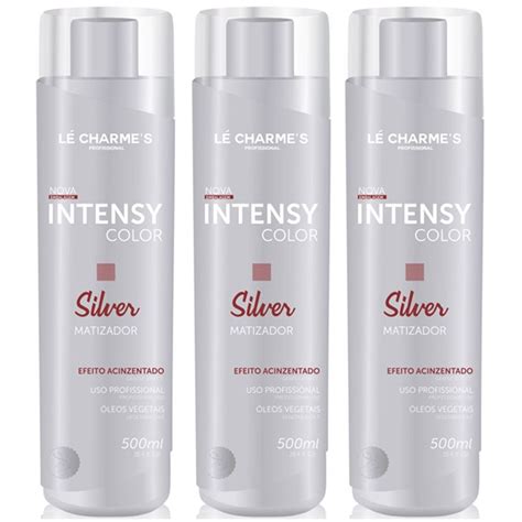 Kit Matizador Intensy Color Silver Efeito Prata L Charmes Ml