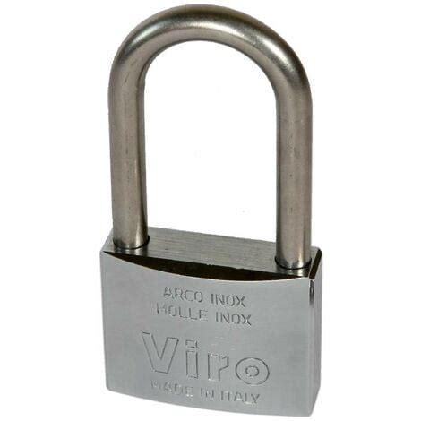 Viro Lucchetto Mare Arco Lungo Inox Base Da Mm