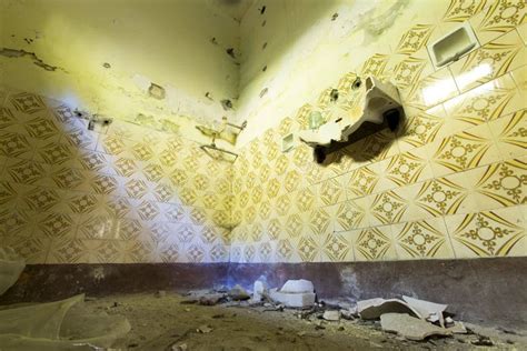 Bathroom In An Abandoned School Stock Image Image Of Demolishing