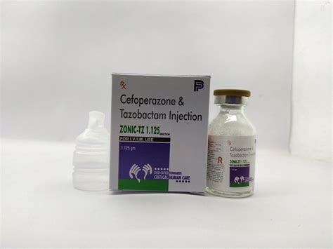 CEFOPERAZONE1000MG TAZOBACTUM 125MG ZONIC TZ 1 125 At Rs 249 Piece