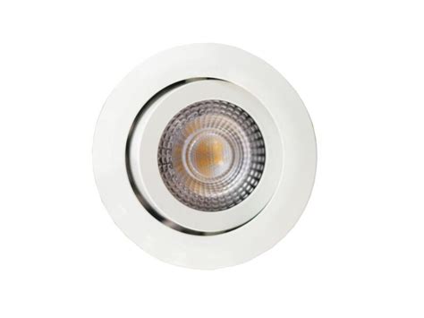 Prolight Spot Led Encastrable 5w Dimmable Blanc 3 Pièces Hubo