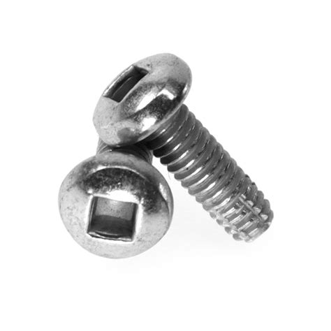 Stainless Steel Square Drive Pan Head Machine Screws Fully Threaded