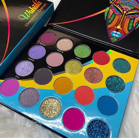 Juvias Place Wahala Palette Colorful Eyeshadow Eyeshadow Colorful