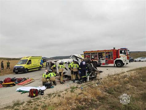 Un muerto y dos heridos en un choque frontal en Temiño Burgos