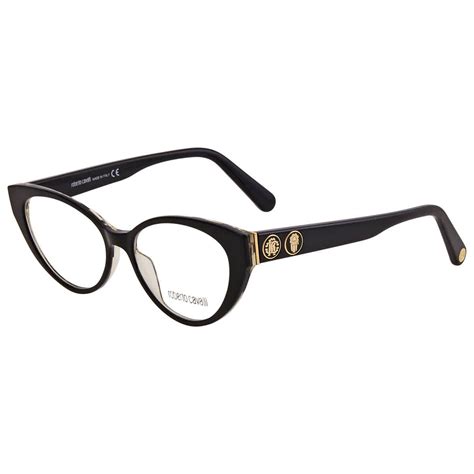 Roberto Cavalli Ladies Black Cat Eye Eyeglass Frames Rc510600552