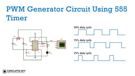 Generate Pulse Width Modulation Pwm Signal Using 555 Timer Ic