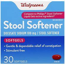 Stool Softener 100 Mg Softgels Walgreens