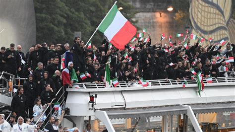 Giorgio Armani Dresses The Italian Team For The Opening Ceremony Of The