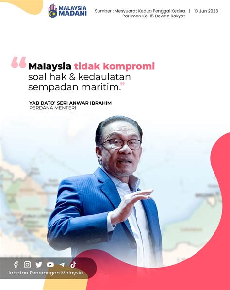 Malaysia Tidak Kompromi Soal Hak Kedaulatan Sempadan Maritim