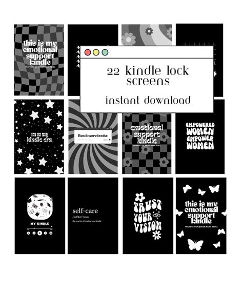 Canva Template For Custom Kindle Lockscreen Basic Paperwhite 22