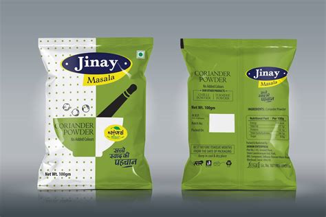 Spices Packaging Pouch Packet Design Service Corpteaser