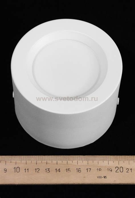 Накладной точечный светодиодный светильник DLR026 6W 4200K белый ...