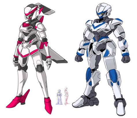 Robot Art: Anime Character Design Inspiration