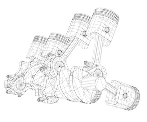 Pistons, V8 engine Stock Photo by ©Podsolnukh 81730516