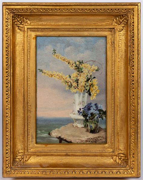 Conrad Wise Chapman American 1842 1910 Coastal Still Life Painting