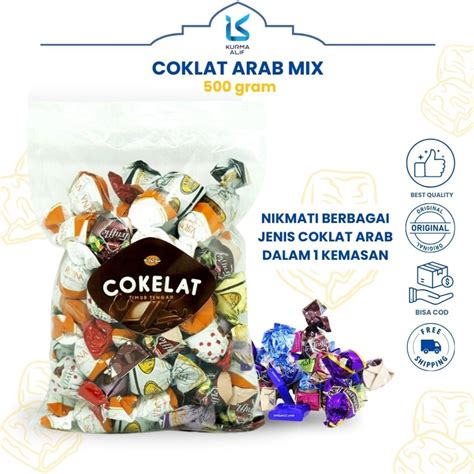 Jual Coklat Arab Mix 500 Gram Oleh Oleh Haji Dan Umroh Shopee Indonesia