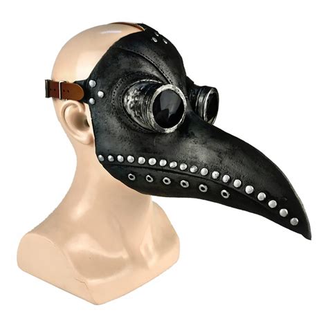 Maska Plague Doctor Dżuma Ptak Halloween Black 8710974523 Allegro pl