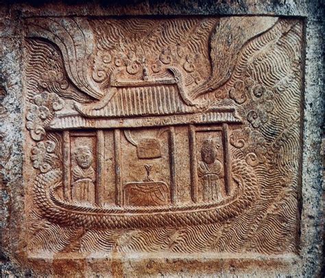 Chinese Northern Song Dynasty Relief Relics 泰山靈岩寺辟支塔基北宋浮雕 Taishan