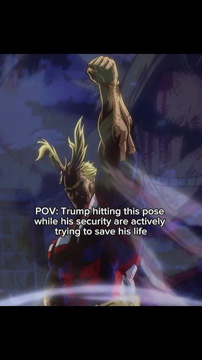 Is Bro Really All Might Shorts Mha Trump Youtube