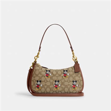 Coach Disney X Coach Teri Shoulder Bag In Signature Jacquard With