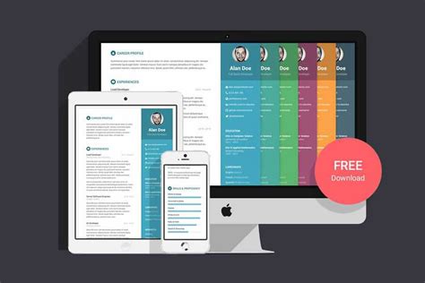 Best Free Html Templates For Creating Resumes Speckyboy