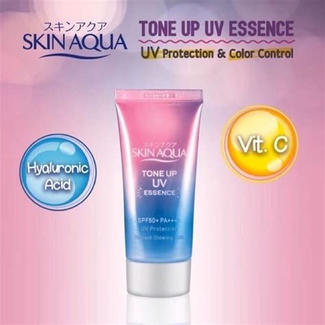 Jual SKINAQUA TONEUP UV ESSENCE SPF 50 PA Shopee Indonesia