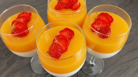 How To Make Coconut Mango Panna Cotta Youtube