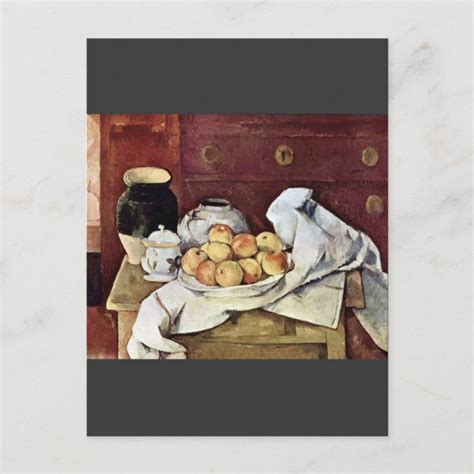 Paul Cezanne - Still Life Postcard | Zazzle