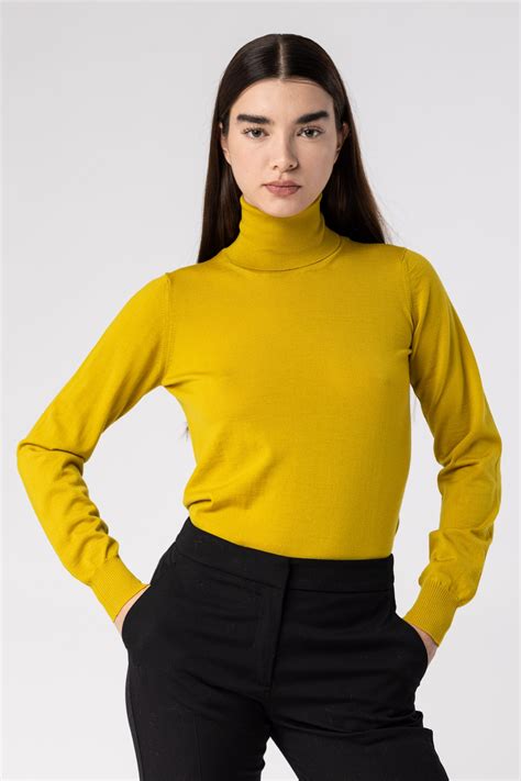 Merino Wool Turtleneck Sweater Extrafine