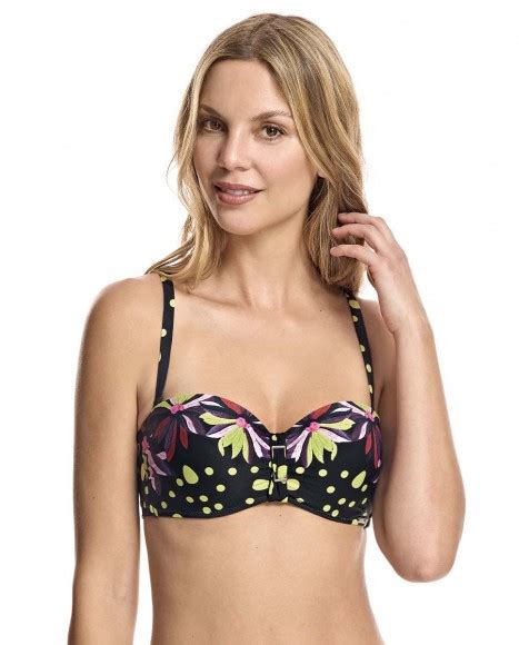 Top Bikini Corte Strapler Con Copa Y Aro Boracay Bikini Bikini