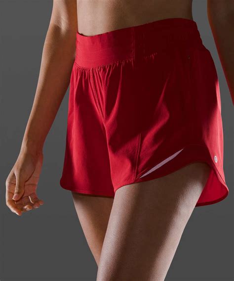 Lululemon Hotty Hot Short High Rise Long 4 Dark Red First Release Lulu Fanatics