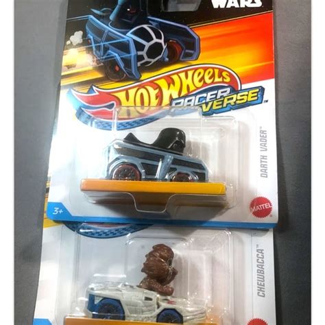 Mattel Toys Hot Wheels Star Wars Set Lot Of Racer Verse Darth Vader Chewbacca Poshmark