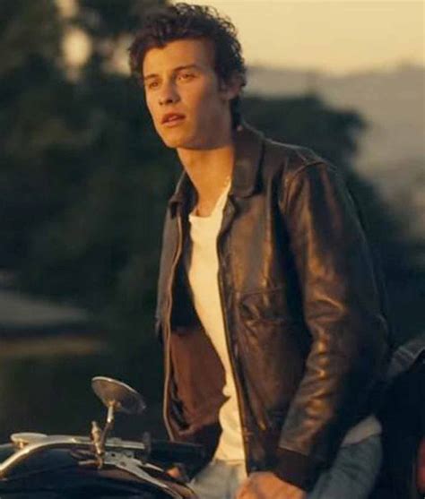 Bomber Style Black Leather Shawn Mendes Senorita Jacket - Jackets Creator